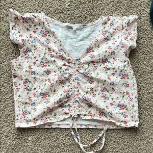 Floral Blouse - Pink Multi colored
